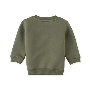 Свитшот Gingersnaps "Baby Fincher Flyceratops", птицезавр хаки